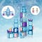 PicassoTiles® 72 Piece Ice Castle Magnetic Tile Building Set